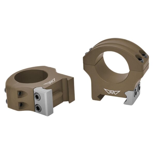 Warne HyperLite 34mm Medium Dark Earth Scope Rings - Precision Shot Firearms