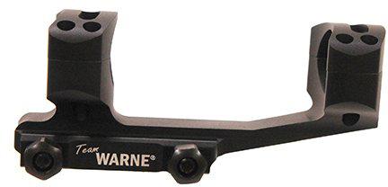 Warne Tactical Quick Detach X-SKEL Extended Cantilever Mount 1" Black - Precision Shot Firearms
