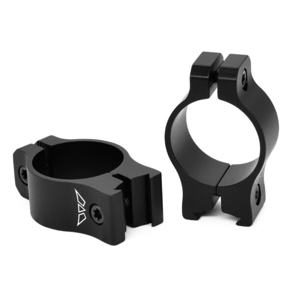 Warne Vapor 2-Piece Rimfire Scope Rings 1'' Low - Anodized - Precision Shot Firearms