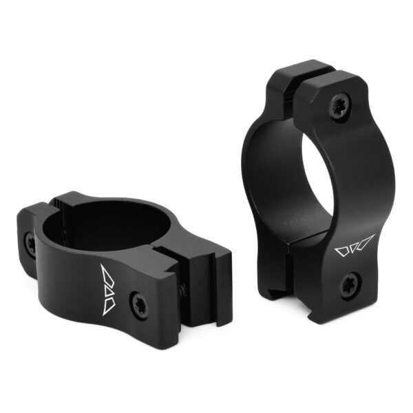 Warne Vapor 2-Piece Rimfire Scope Rings 1'' Medium - Anodized - Precision Shot Firearms