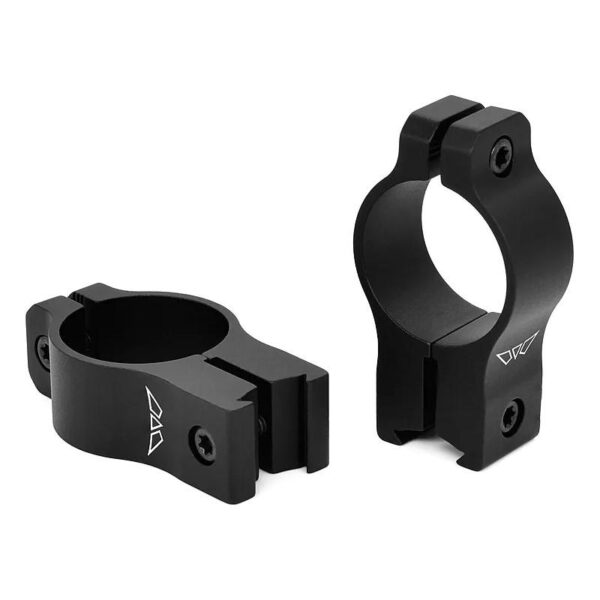 Warne Vapor 2-Piece Rimfire Scope Rings 1'' High - Anodized - Precision Shot Firearms