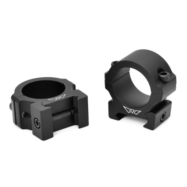 Warne Vapor 2-Piece Horizontal Scope Rings 1" Medium Matte - Precision Shot Firearms