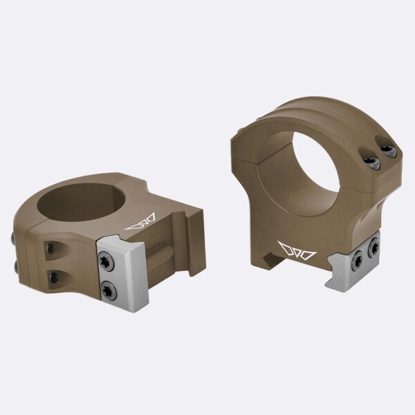 Warne HyperLite 34mm High Dark Earth Scope Rings - Precision Shot Firearms