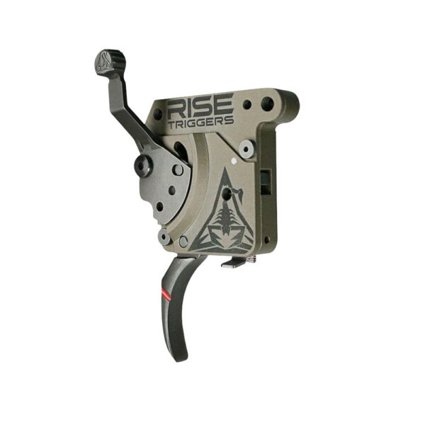 Rise Armament Reliant Pro Rem 700 Rifle Trigger Curved Black - Precision Shot Firearms