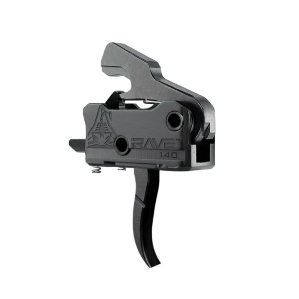 Rise Armament Rave 140 Single Stage AR Rifle Trigger 3.5 lb Curved Black - Precision Shot Firearms