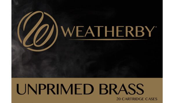 Weatherby Unprimed Brass Rifle Cartridge Cases 6.5mm / .300 Wby Mag 20/ct - Precision Shot Firearms