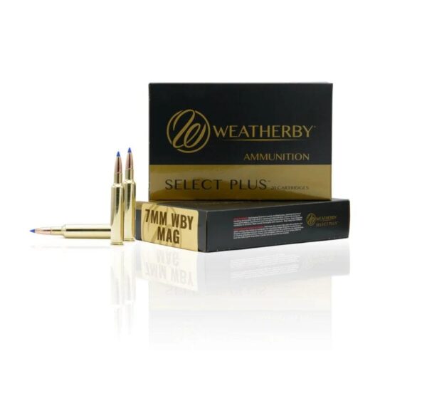 Weatherby Select Plus Rifle Ammunition 7mm Wby Mag 150 gr Scirocco 3225 fps 20/ct - Precision Shot Firearms
