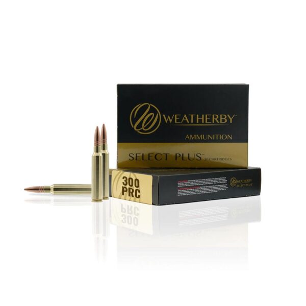 Weatherby Select Plus Rifle Ammunition .300 PRC 195gr Hammer Custom 2900 fps 20/ct - Precision Shot Firearms