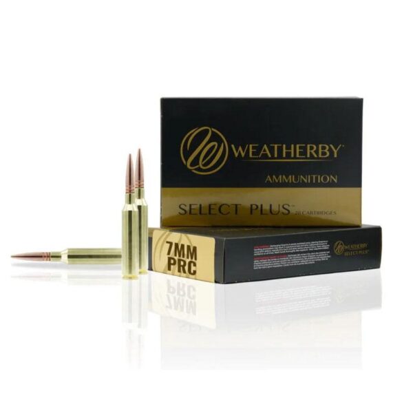 Weatherby Select Plus Rifle Ammunition 7mm PRC 175gr Elite Hunter 2925 fps 20/ct - Precision Shot Firearms