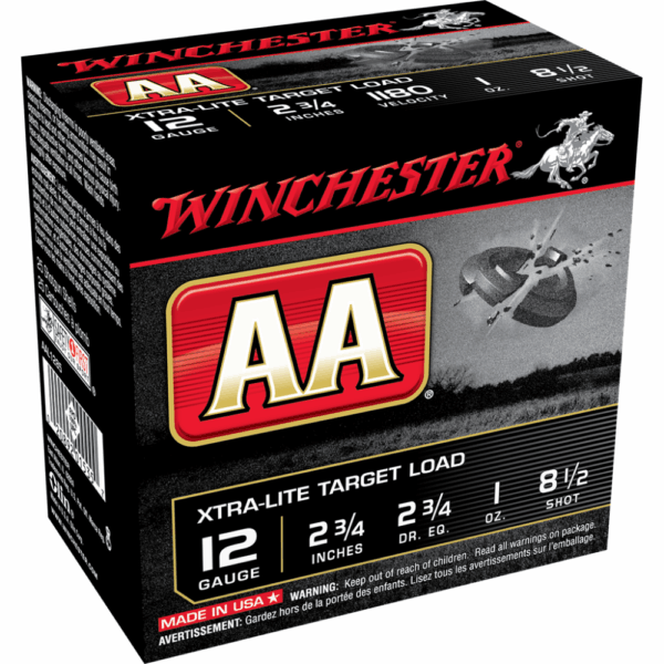 Winchester AA Target 12 ga 2 3/4" 1 oz #8.5 1150 fps - 25/ct - Precision Shot Firearms