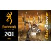 Browning Max Point Rifle Ammunition 243 Win 95gr PT 3100 fps 20/ct - Precision Shot Firearms