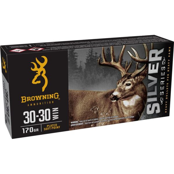 Browning Silver Series Rifle Ammunition 30-30 Win 170gr JSP 2200 fps 20/ct - Precision Shot Firearms
