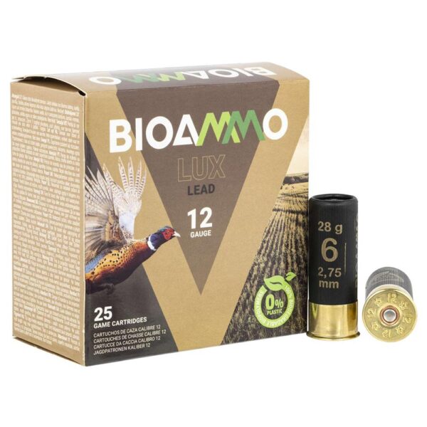 BIOAMMO Lead Game Pheasant Shotshells 12ga 2-3/4" 1oz 1315 fps #6 25/ct - Precision Shot Firearms