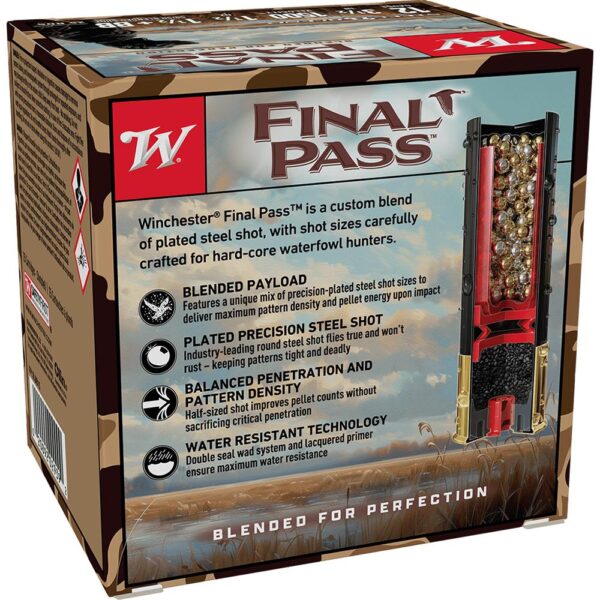 Winchester Final Pass Shotshells 12 ga 3.5" 1-1/2 oz 1500 fps 1.5 + BB Shot 25/rds - Precision Shot Firearms