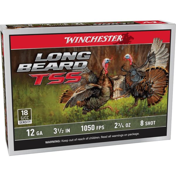 Winchester Long Beard TSS Shotshells 12ga. 3-1/2" 2-3/4oz 1050 fps #8 5/ct - Precision Shot Firearms