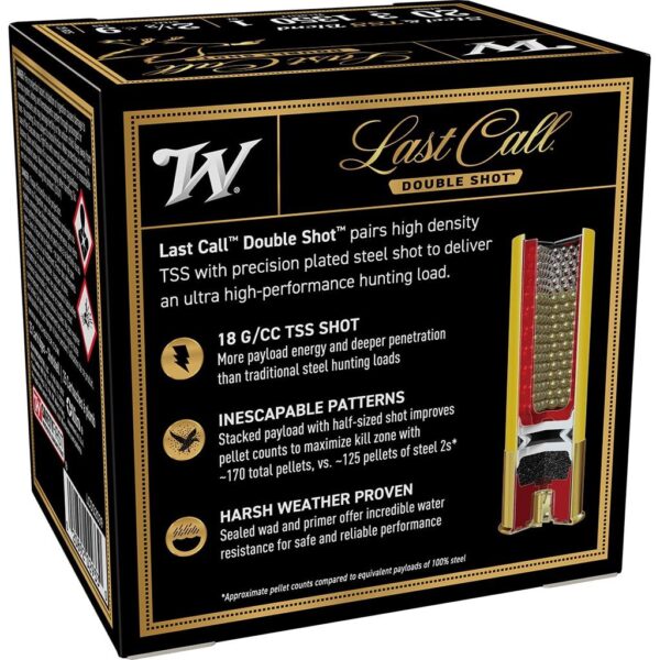 Winchester Last Call TSS Shotshells 20ga 3" 1oz 1350 fps #2.5 & #9 25/ct - Precision Shot Firearms