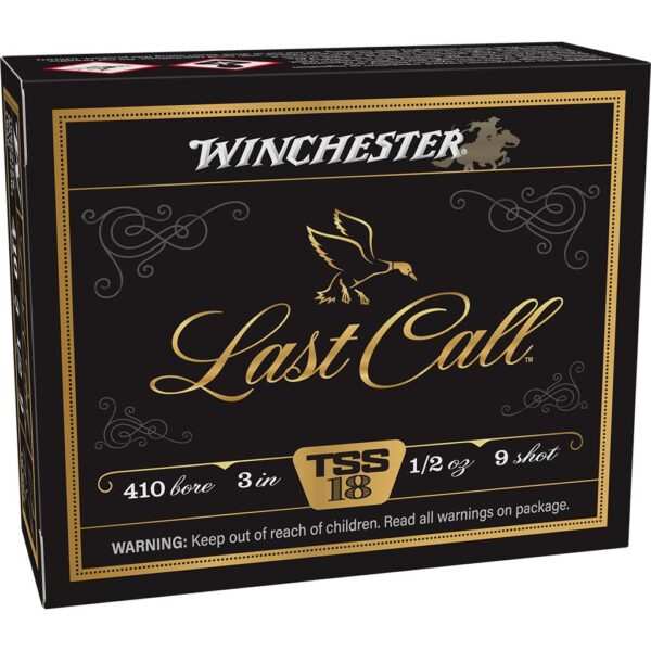 Winchester Last Call Waterfowl TSS Shotshells 410ga 3" 1/2oz 1350fps #9 10/ct - Precision Shot Firearms