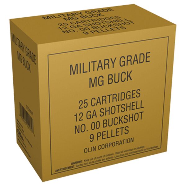 Winchester Military Grade Shotshells 12 ga 2-3/4" 9 plts #00 25/ct - Precision Shot Firearms