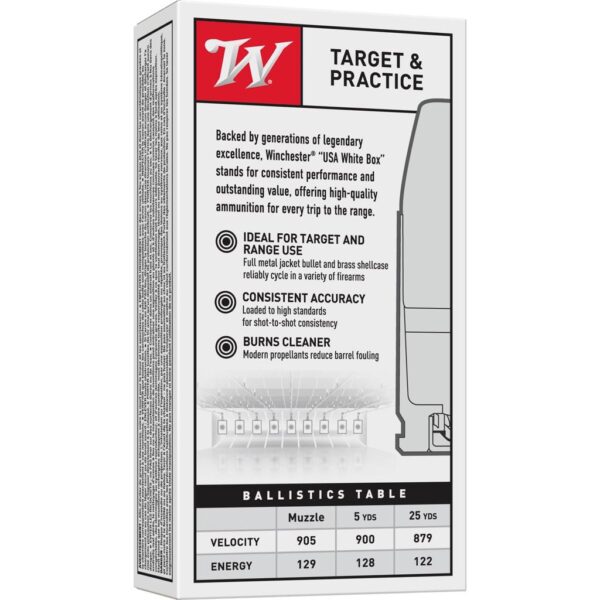 Winchester USA Handgun Ammunition .32 ACP 71 gr FMJ 50/ct - Precision Shot Firearms