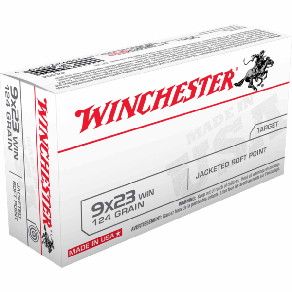 Winchester USA Handgun Ammunition 9x23 Win 123 gr JSP 50/ct - Precision Shot Firearms