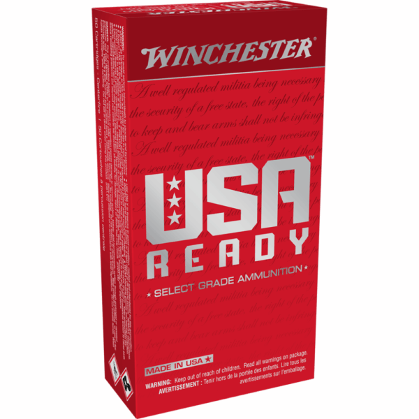 Winchester USA Ready Handgun Ammunition 10mm Auto 180gr FMJ 1250 fps 50/ct - Precision Shot Firearms