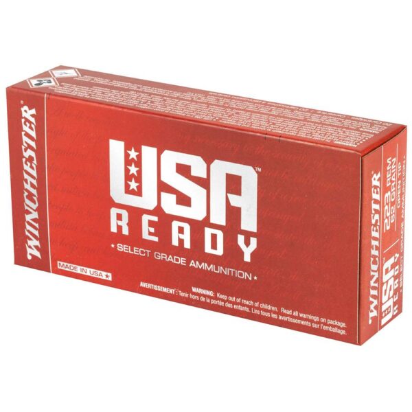 Winchester USA Ready Rifle Ammunition .223 Rem 62 gr. OTM 3065 fps 20/ct - Precision Shot Firearms