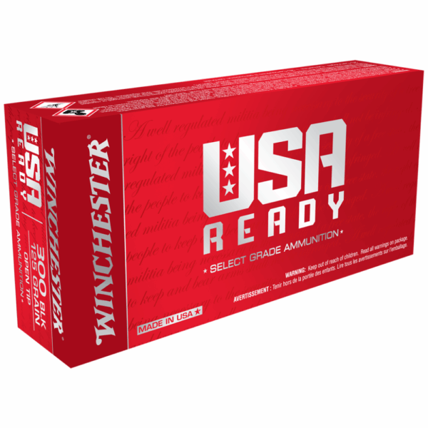 Winchester USA Ready Rifle Ammunition .300 Blackout 125 gr. OTM 2185 fps 20/ct - Precision Shot Firearms