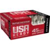 Winchester USA Ready Hex Vent Hollow Point Handgun Ammunition .45 ACP 200 gr PT 1000 fps 20/ct - Precision Shot Firearms