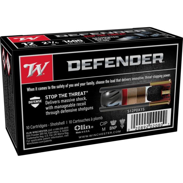 Winchester Supreme Elite PDX1 Personal Defense Shotgun Ammunition 12 ga 2-3/4" 1 oz Slug 1600 fps 10/ct - Precision Shot Firearms