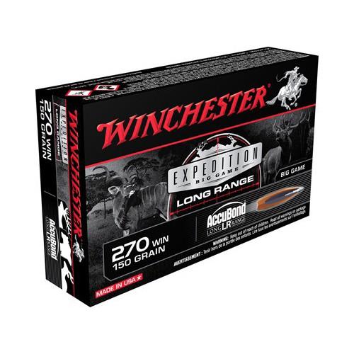 Winchester Expedition Big Game Long Range Rifle Ammunition .270 Win 150 gr. AB 2900 fps 20/ct - Precision Shot Firearms