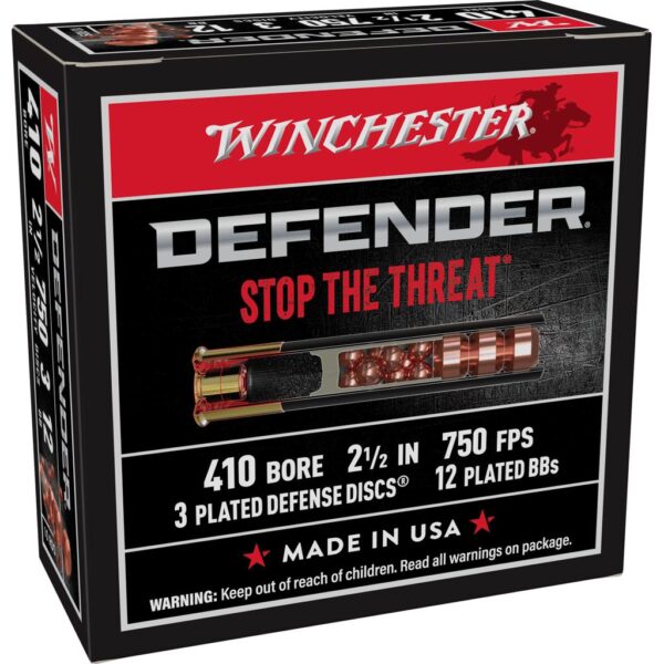 Winchester Supreme Elite PDX1 Personal Defense Shotgun Ammunition .410 ga 2 1/2" 3 disc 12 plts Slug 750 fps 10/ct - Precision Shot Firearms