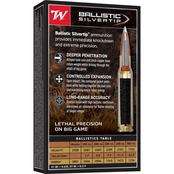 Winchester Ballistic Silvertip Rifle Ammunition .30-06 Sprg 150 gr. PT 2900 fps 20/ct - Precision Shot Firearms