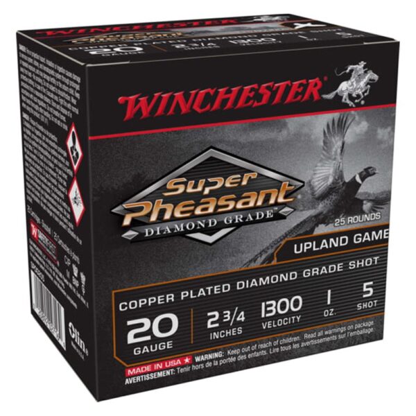 Winchester Diamond Grade Super Pheasant Shotshells 20 ga 2-3/4" 1 oz #5 25/ct - Precision Shot Firearms