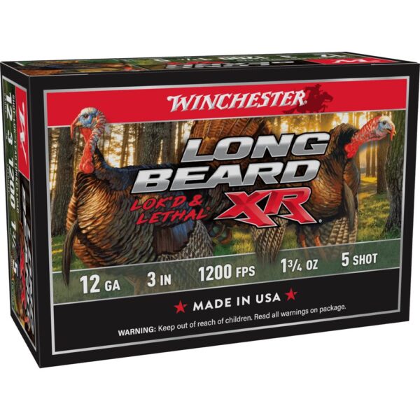 Winchester Long Beard XR Shotshells 12 ga 3" 1-3/4 oz #5 10/ct - Precision Shot Firearms