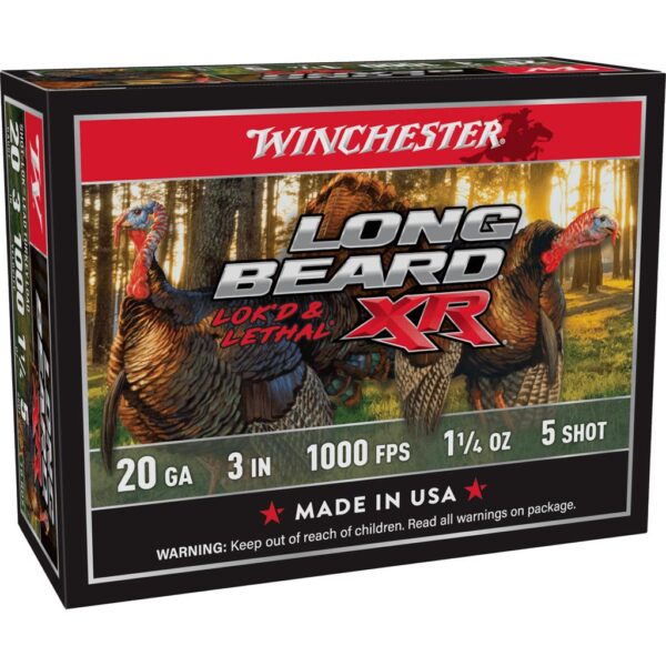 Winchester Long Beard XR Shotshells 20 ga 3" 1-1/4oz 1000 fps #5 10/ct - Precision Shot Firearms