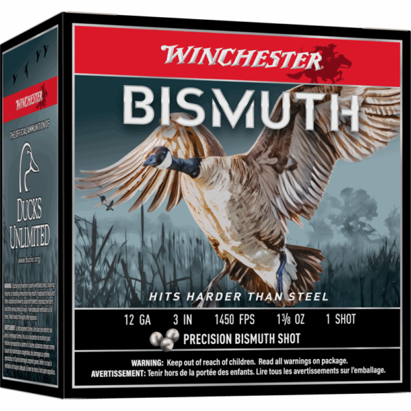 Winchester Bismuth Shotgun Ammunition 12ga 3" 1-3/8oz 1450 fps #1 25/ct - Precision Shot Firearms