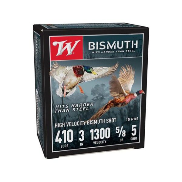 Winchester Bismuth Shotshell 410ga 3" 9/16oz 1300 fps #4 15/ct - Precision Shot Firearms
