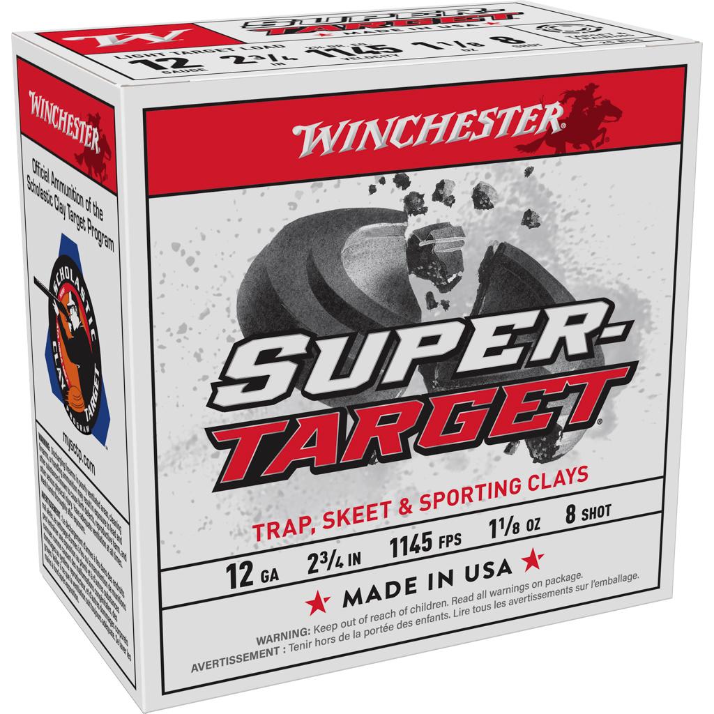 WIN SUPRTRGT 12GA 2.75" #8 25/250, SKU WNTRGT128