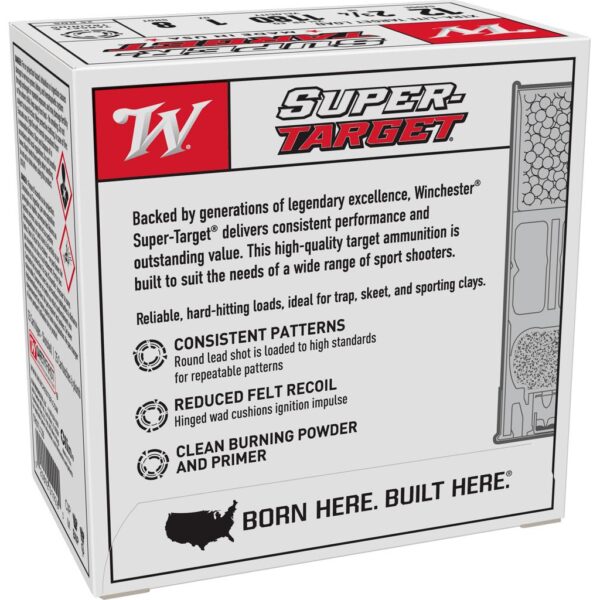 Winchester Super-Target Shotshells 12 ga 2-3/4" 1 oz 1180 fps #8 25/ct - Precision Shot Firearms