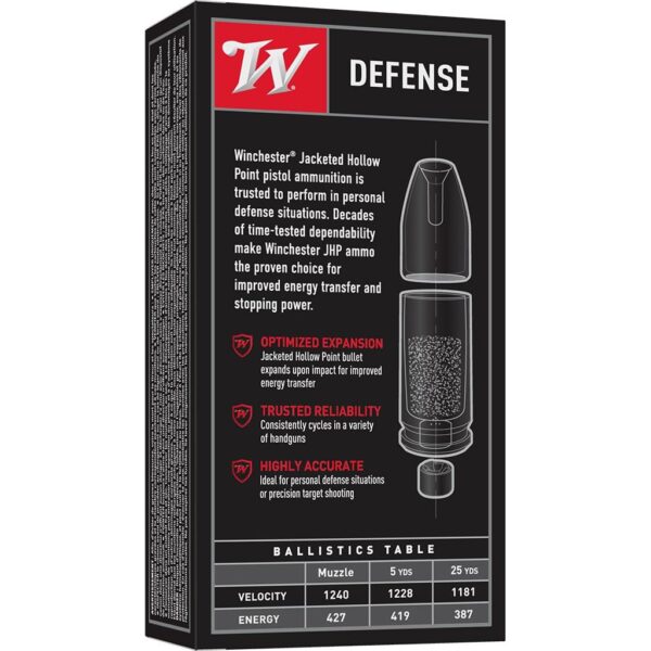 Winchester USA Handgun Ammunition .38 Super Auto 125 gr. JHP1240 fps 50/ct - Precision Shot Firearms