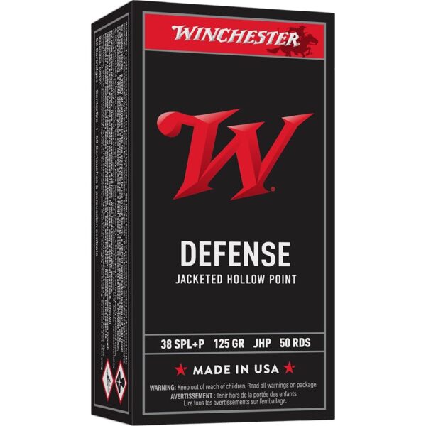 Winchester USA Handgun Ammunition .38 Spl+P 125 gr. JHP 945 50/ct - Precision Shot Firearms