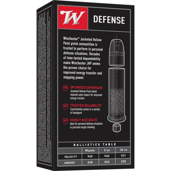 Winchester USA Handgun Ammunition .38 Spl+P 125 gr. JHP 945 50/ct - Precision Shot Firearms