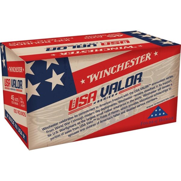 Winchester USA Handgun Ammunition 45 Auto 230 gr. FMJ 835 fps 100/ct - Precision Shot Firearms