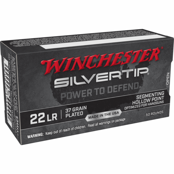 Winchester Silvertip Rimfire Ammunition .22 LR 37 gr. HP 1060 fps 50/ct - Precision Shot Firearms