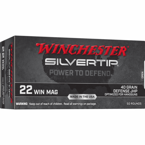 Winchester Silvertip Rimfire Ammunition .22 WMR 40 gr. JHP 1320 fps 50/ct - Precision Shot Firearms