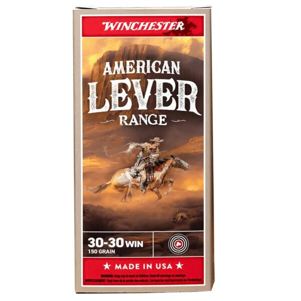 Winchester American Level Range Rifle Ammunition 30-30 Win 150gr JHP 2390 fps 20/ct - Precision Shot Firearms