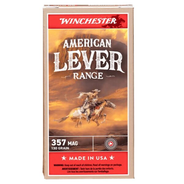 Winchester American Level Range Ammunition .357 Mag 130gr FMJ 1510 fps 50/ct - Precision Shot Firearms