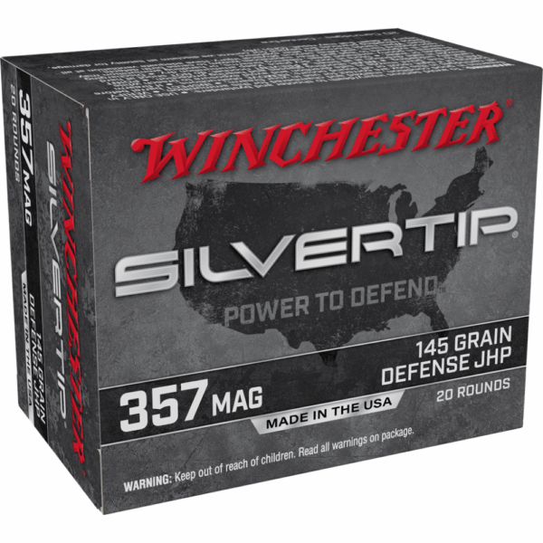 Winchester Silvertip Handgun Ammunition .357 Mag 145 gr. HP 1290 fps 20/ct - Precision Shot Firearms