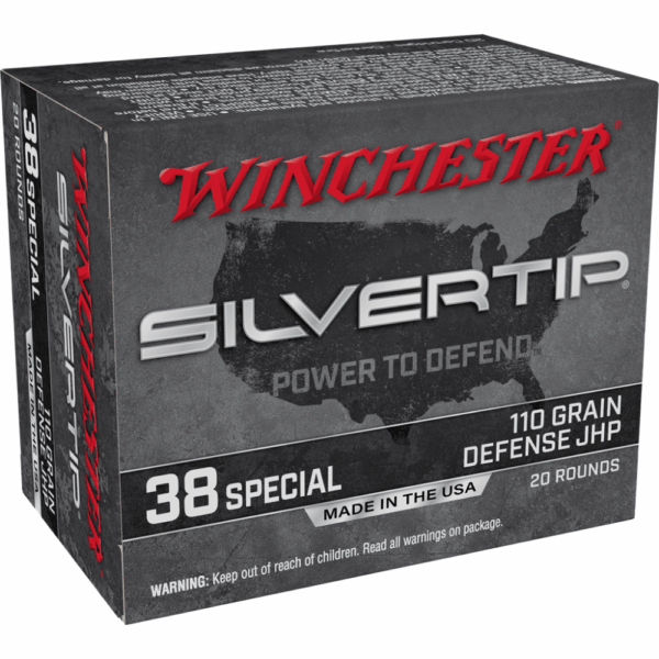 Winchester Silvertip Handgun Ammunition .38 Spl 110 gr. HP 945 fps 20/ct - Precision Shot Firearms