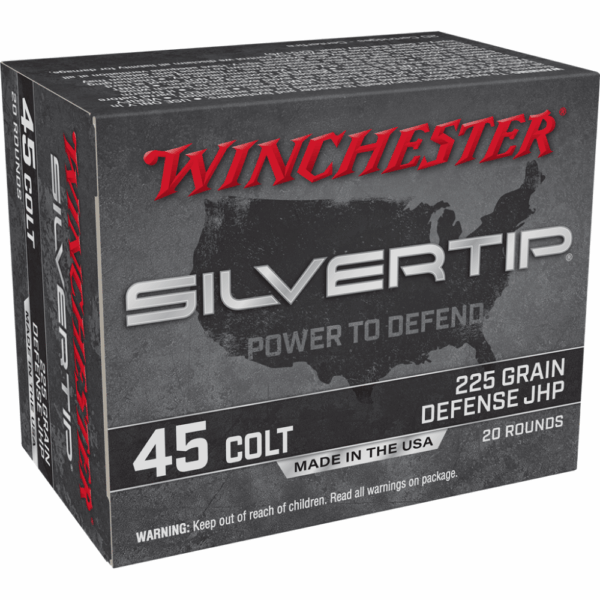 Winchester Silvertip Handgun Ammunition 45 Colt 225 gr. JHP 920 fps 20/ct - Precision Shot Firearms